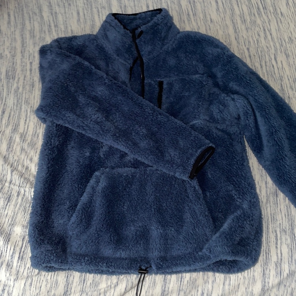 VS Pink Fuzzy Sweatshirt
